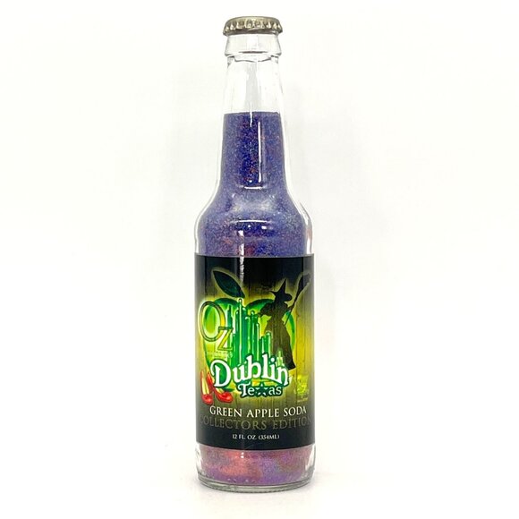 Oz Dublin Texas Green Apple Soda Collectors Edition Bottle Decorative Sand Art - Picture 1 of 11